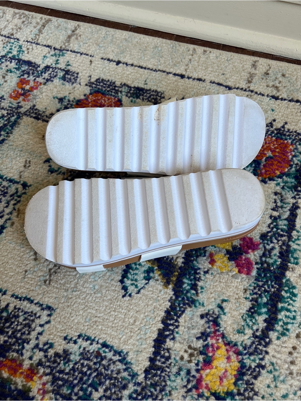 Reef Cushion Vista Hi cloud white Women's Arch Support Sandals size 9 - Picture 4 of 9